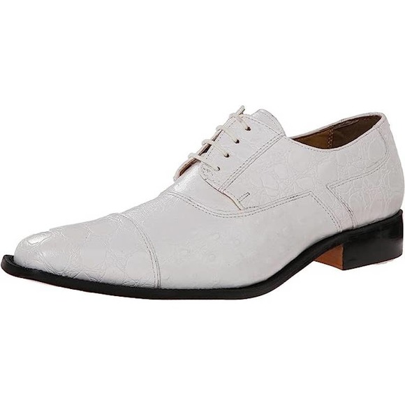 Giorgio Brutini Men's G-21090 Oxford, White, 9.5 - Picture 1 of 8